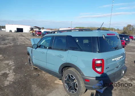 2023 Ford Bronco Sport Outer Banks z USA, uszkodzony, nr VIN 3FMCR9C62PRD64112